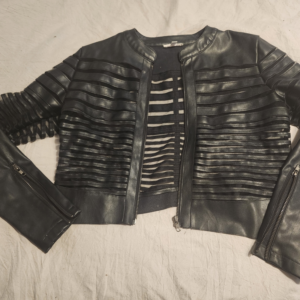 Women's Black Leather Jacket